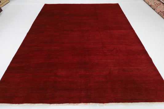 244 x 294 cm | Plain Gabbeh Afghan Veg Dye Wool carpet