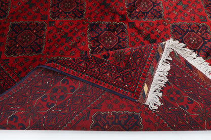 198 x 307 cm | Khamiyab Afghan Tribal Hand Knotted Carpet