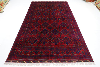 195 x 302 cm | Khamiyab Afghan Tribal Hand Knotted Carpet