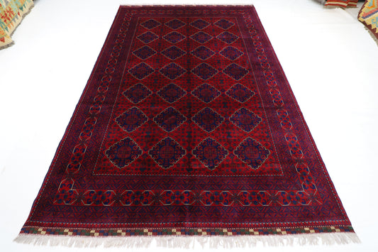 195 x 302 cm | Khamiyab Afghan Tribal Hand Knotted Carpet