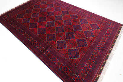 195 x 302 cm | Khamiyab Afghan Tribal Hand Knotted Carpet