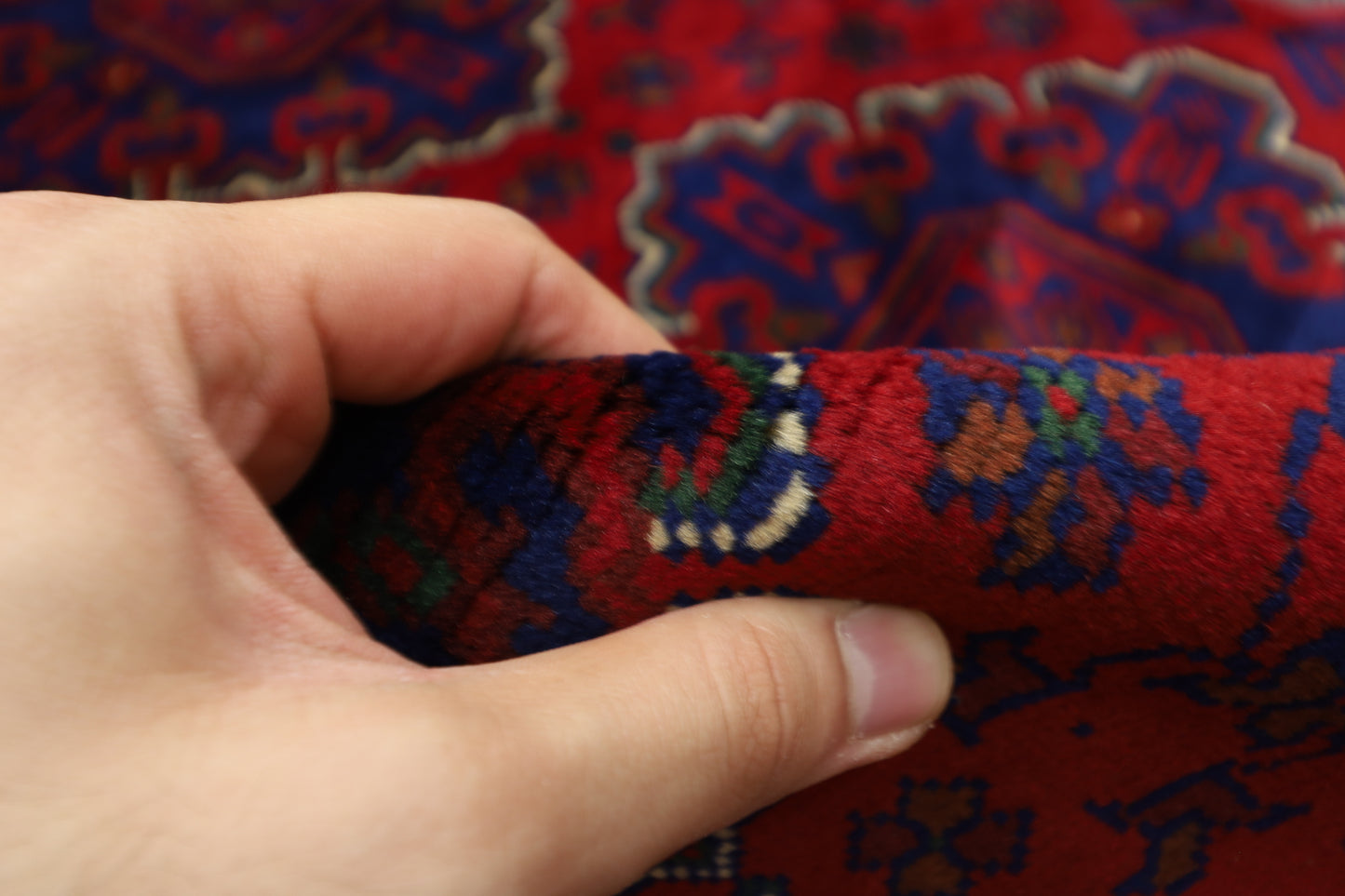 195 x 302 cm | Khamiyab Afghan Tribal Hand Knotted Carpet