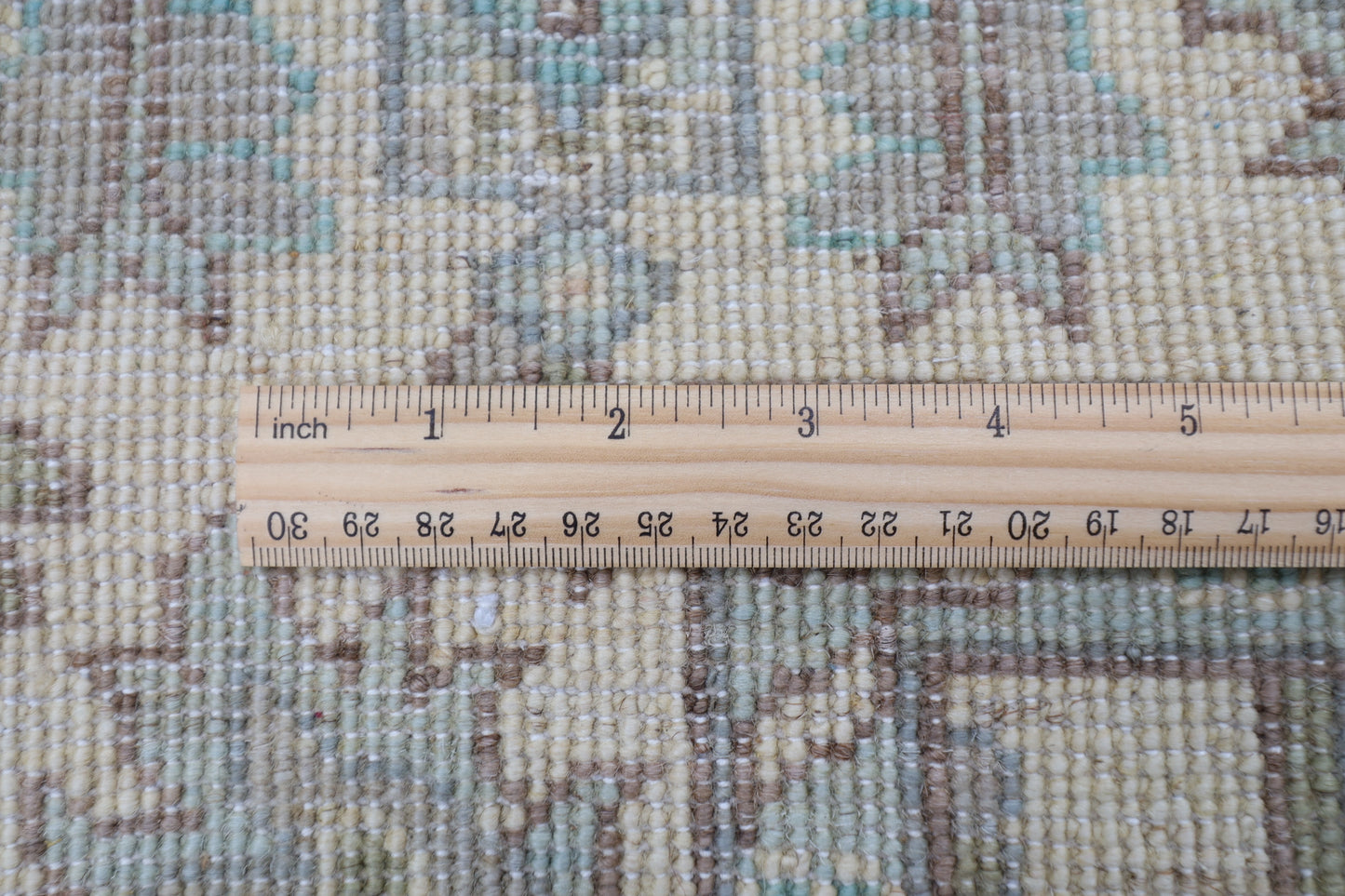 121 x 477 cm | Floral Beige Runner Rug Afghan Hand Knotted veg Dye Wool carpet