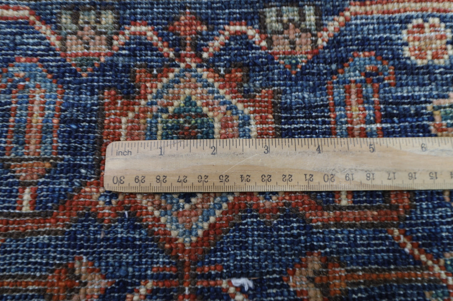 159 x 214 cm | Oriental Red Area Rug Afghan Hand Knotted Veg Dye Wool carpet