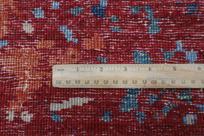 247 x 298 cm | Abstract Mamluk Oriental Area Rug Afghan Tribal Hand Knotted veg Dye Wool Carpet