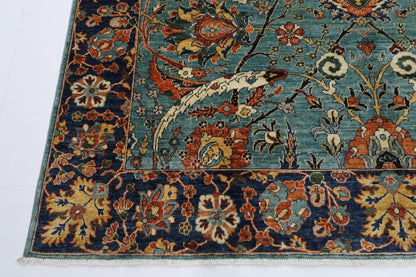 253 x 298 cm | Bidjar Oriental Area Rug Afghan Tribal Hand Knotted veg Dye Wool