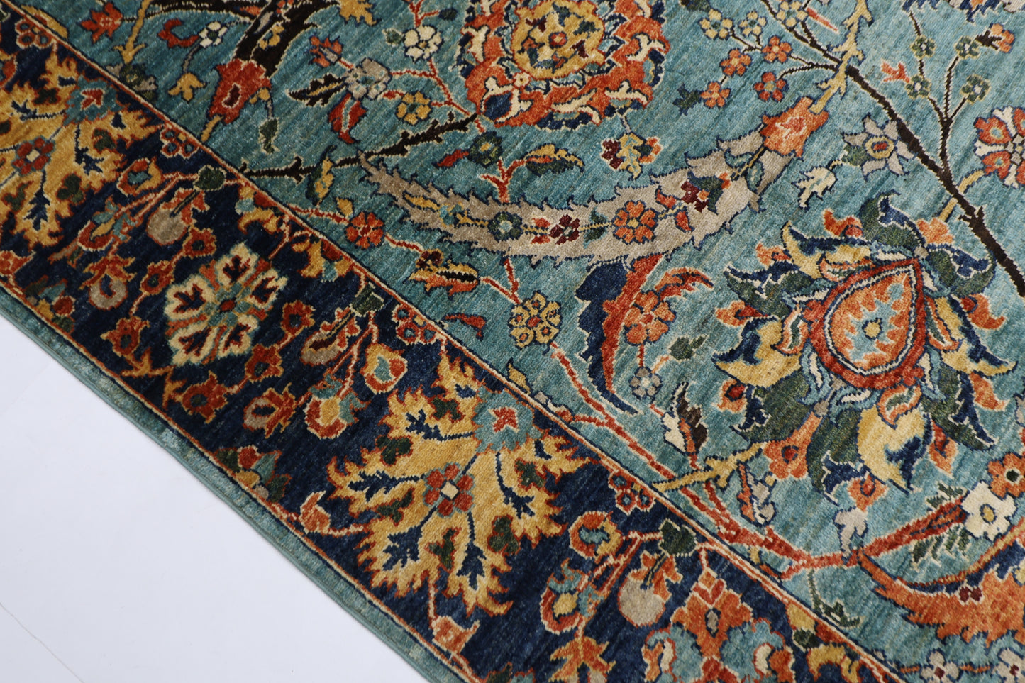 253 x 298 cm | Bidjar Oriental Area Rug Afghan Tribal Hand Knotted veg Dye Wool