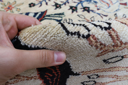 273 x 358 cm | Birds Beige Afghan Veg Dye Wool carpet