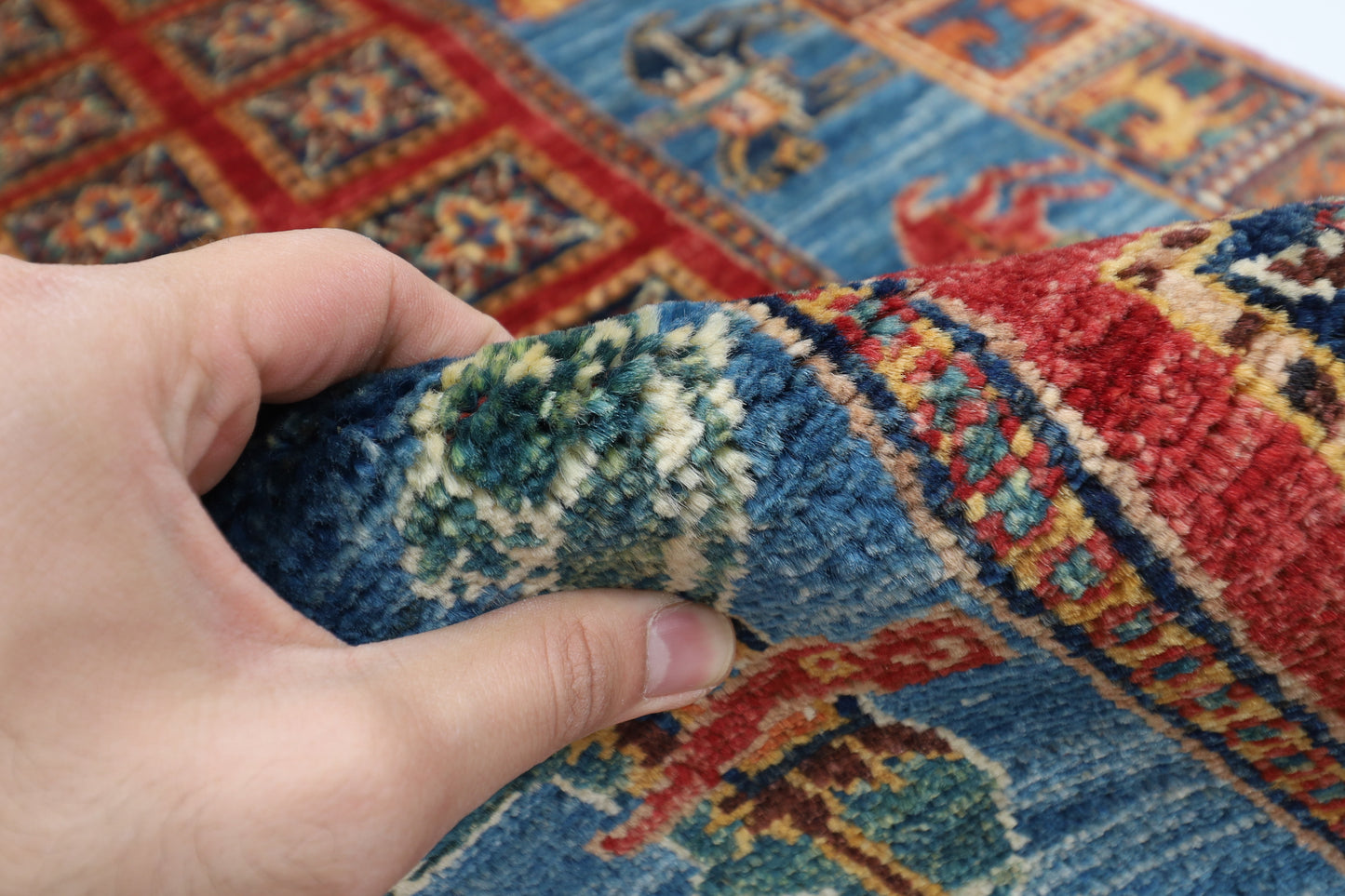 85 x 250 cm | Animal Tribal Runner Rug Afghan Hand Knotted veg Dye Wool carpet