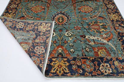 253 x 298 cm | Bidjar Oriental Area Rug Afghan Tribal Hand Knotted veg Dye Wool