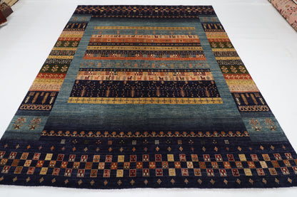 243 x 298 cm | Gabbeh Afghan Veg Dye Wool carpet