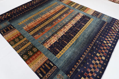 243 x 298 cm | Gabbeh Afghan Veg Dye Wool carpet