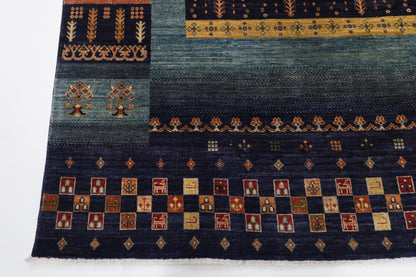 243 x 298 cm | Gabbeh Afghan Veg Dye Wool carpet
