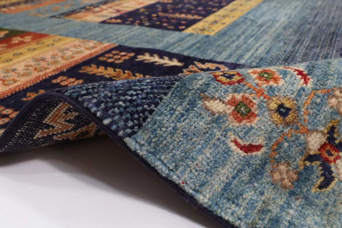 243 x 298 cm | Gabbeh Afghan Veg Dye Wool carpet