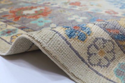 303 x 428 cm | Oushak Handmade Afghan Area Rug Hand Knotted Carpet Living Room Rug