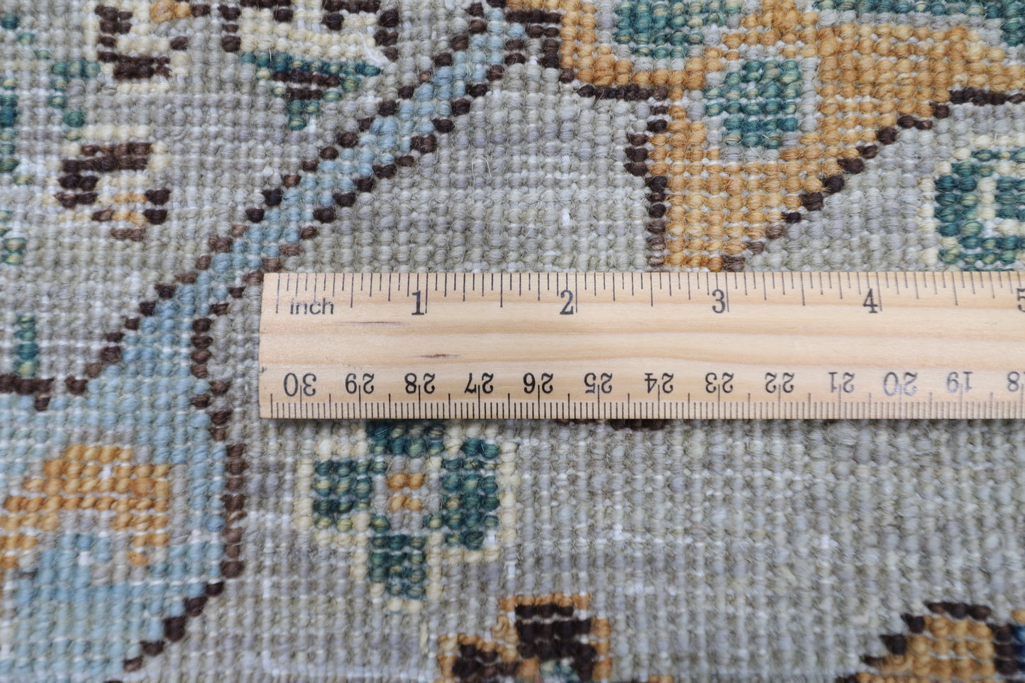 84 x 298 cm | Tribal Gray Runner Rug Afghan Hand Knotted veg Dye Wool carpet