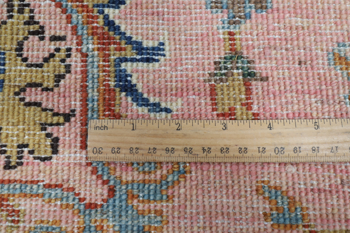 250 x 345 cm | Pink Sultani Afghan Veg Dye Wool carpet