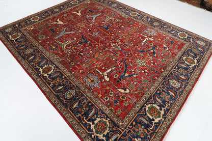 242 x 302 cm | Red Bidjar Afghan Veg Dye Wool carpet