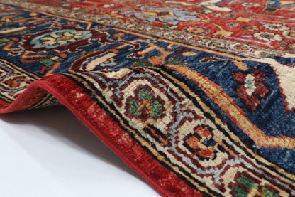 242 x 302 cm | Red Bidjar Afghan Veg Dye Wool carpet