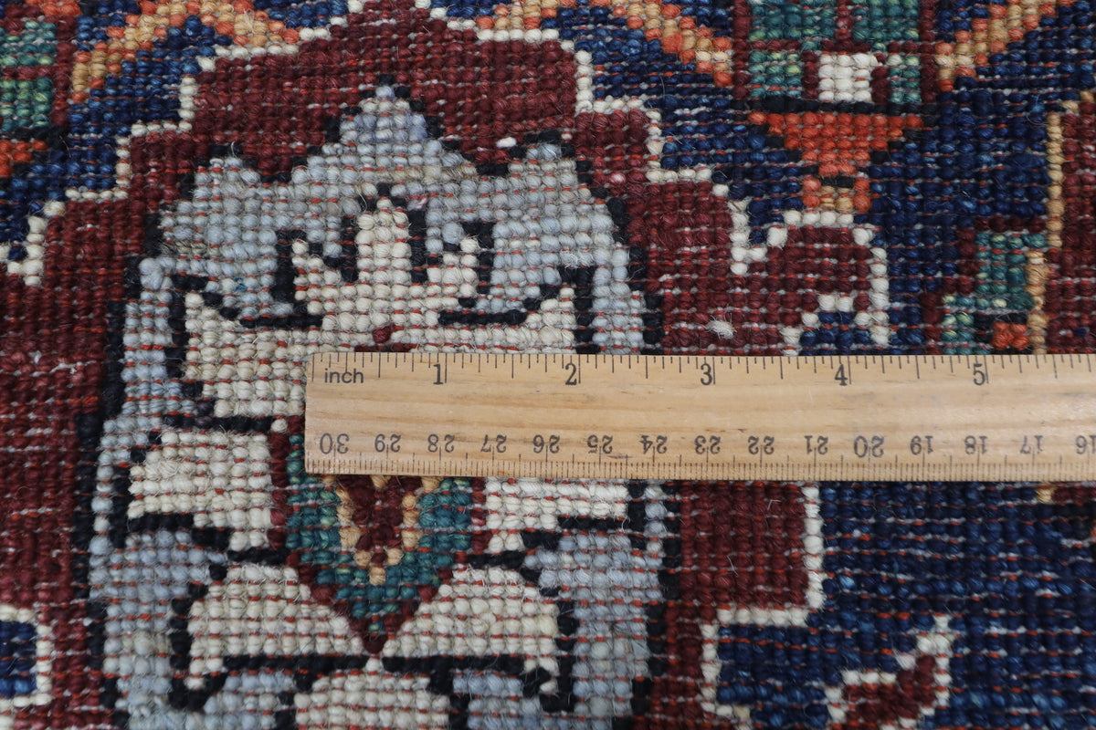242 x 302 cm | Red Bidjar Afghan Veg Dye Wool carpet