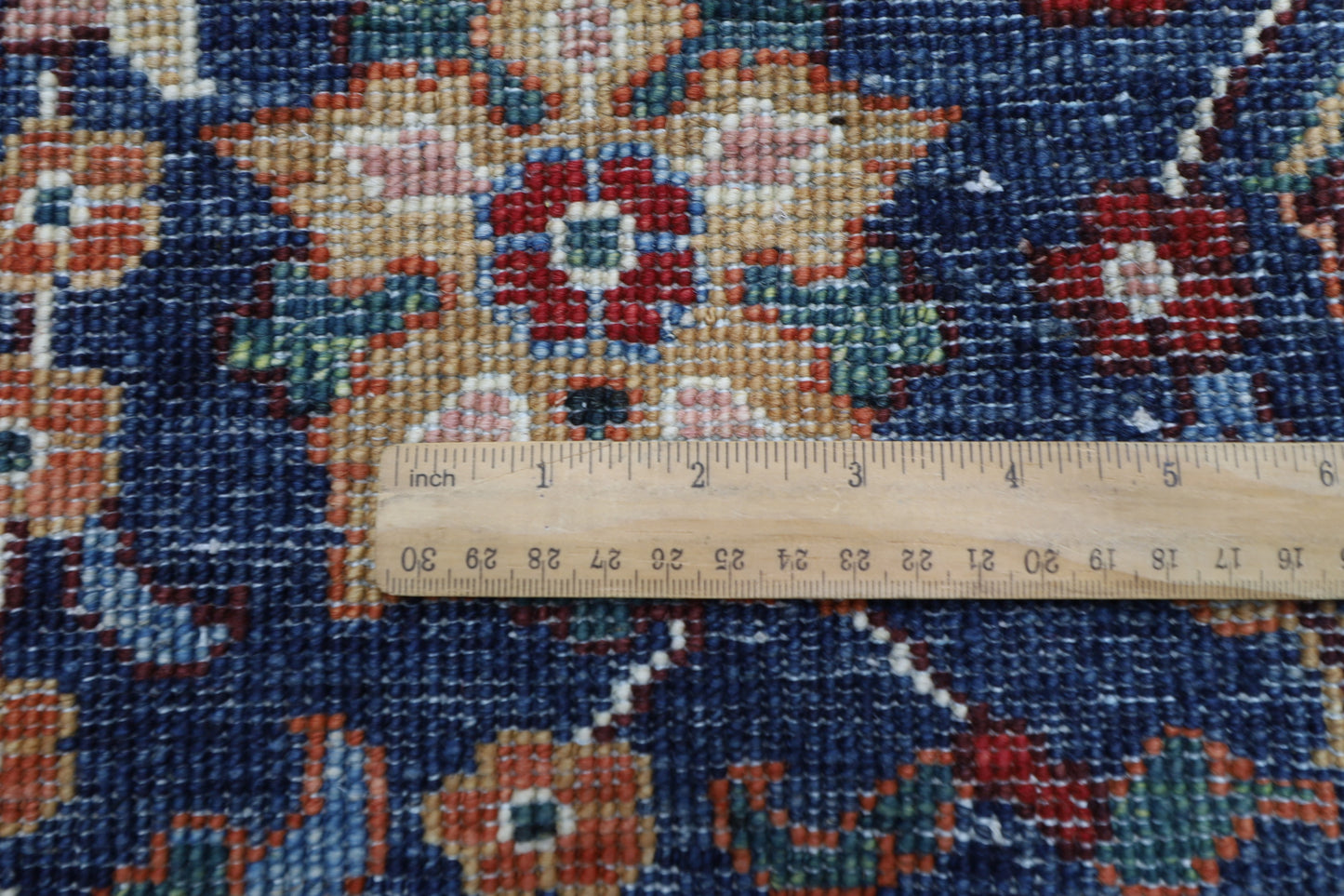 277 x 362 cm | Red Sickle Leaf Handmade Afghan Area Rug Hand Knotted Carpet Living Room Rug