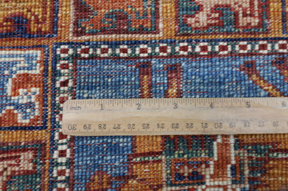 153 x 196 cm | Oriental Animal Area Rug Afghan Hand Knotted Veg Dye Wool carpet