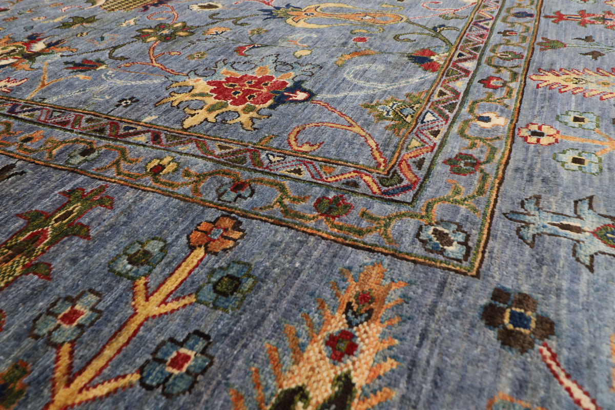 275 x 367 cm | Sultani Afghan Veg Dye Wool carpet