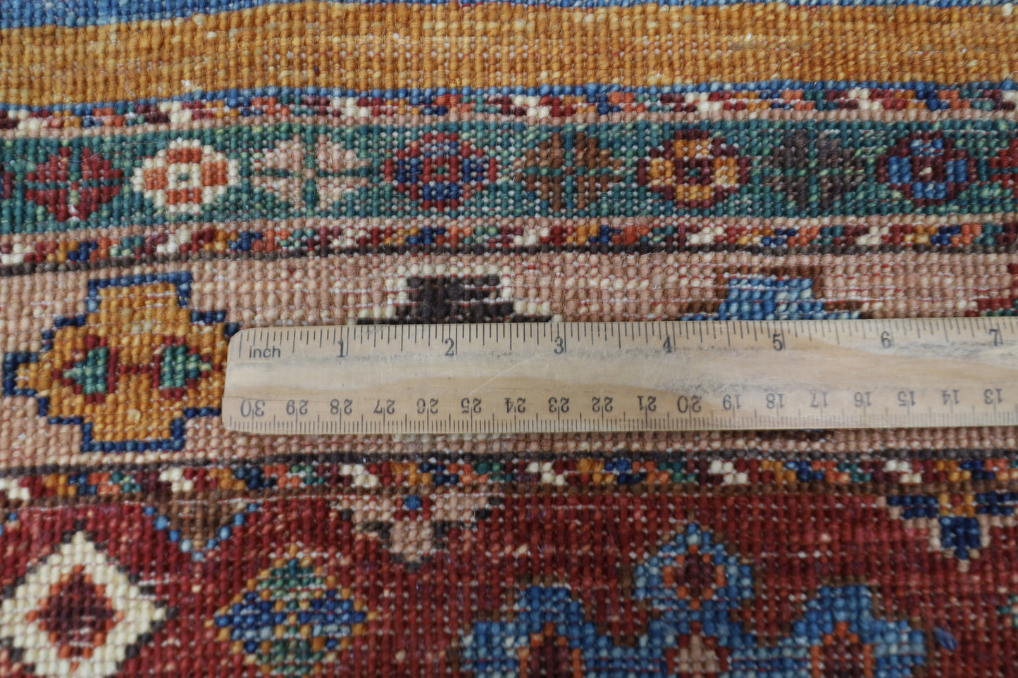 200 x 294 cm | Oriental Khorjun Red Area Rug Afghan Hand Knotted Veg Dye Wool carpet