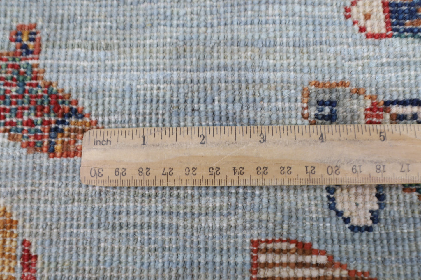 183 x 273 cm | Oriental Fish Gray Area Rug Afghan Hand Knotted Veg Dye Wool carpet