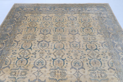 246 x 295 cm | Beige Afghan Veg Dye Wool carpet