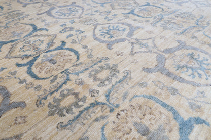 246 x 295 cm | Beige Afghan Veg Dye Wool carpet