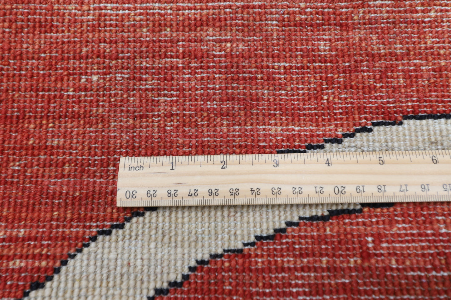 106 x 160 cm | Lion Red Area Rug Afghan Hand Knotted veg Dye Wool carpet