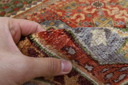 376 x 456 cm | Mamluk Afghan Veg Dye Wool carpet