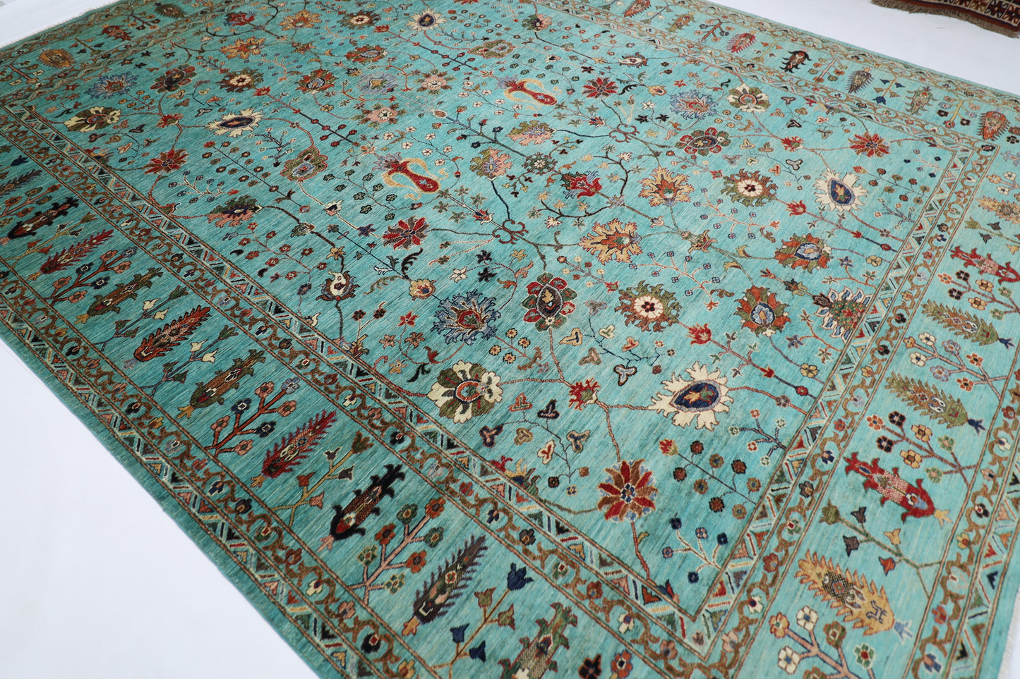 300 x 392 cm | Oriental Bidjar Large Area Rug Afghan Hand Knotted veg Dye Wool Carpet