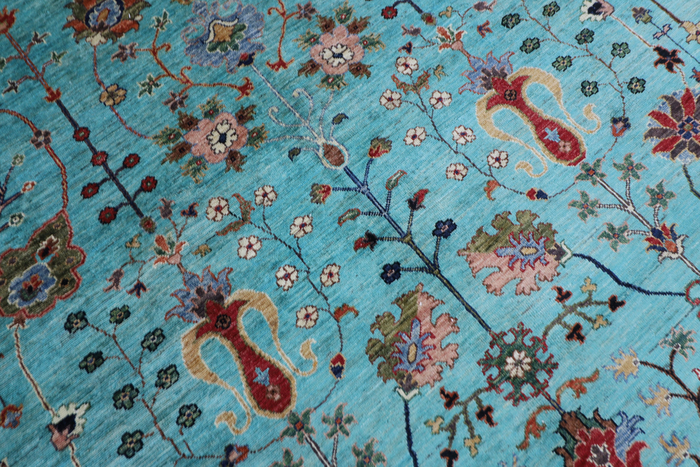 300 x 392 cm | Oriental Bidjar Large Area Rug Afghan Hand Knotted veg Dye Wool Carpet