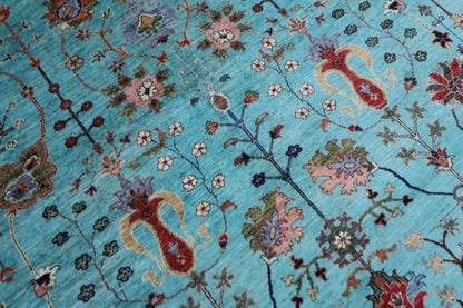 300 x 392 cm | Oriental Bidjar Large Area Rug Afghan Hand Knotted veg Dye Wool Carpet