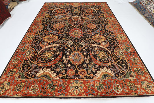 281 x 365 cm | Sickle Leaf Afghan Veg Dye Wool carpet