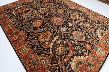 281 x 365 cm | Sickle Leaf Afghan Veg Dye Wool carpet