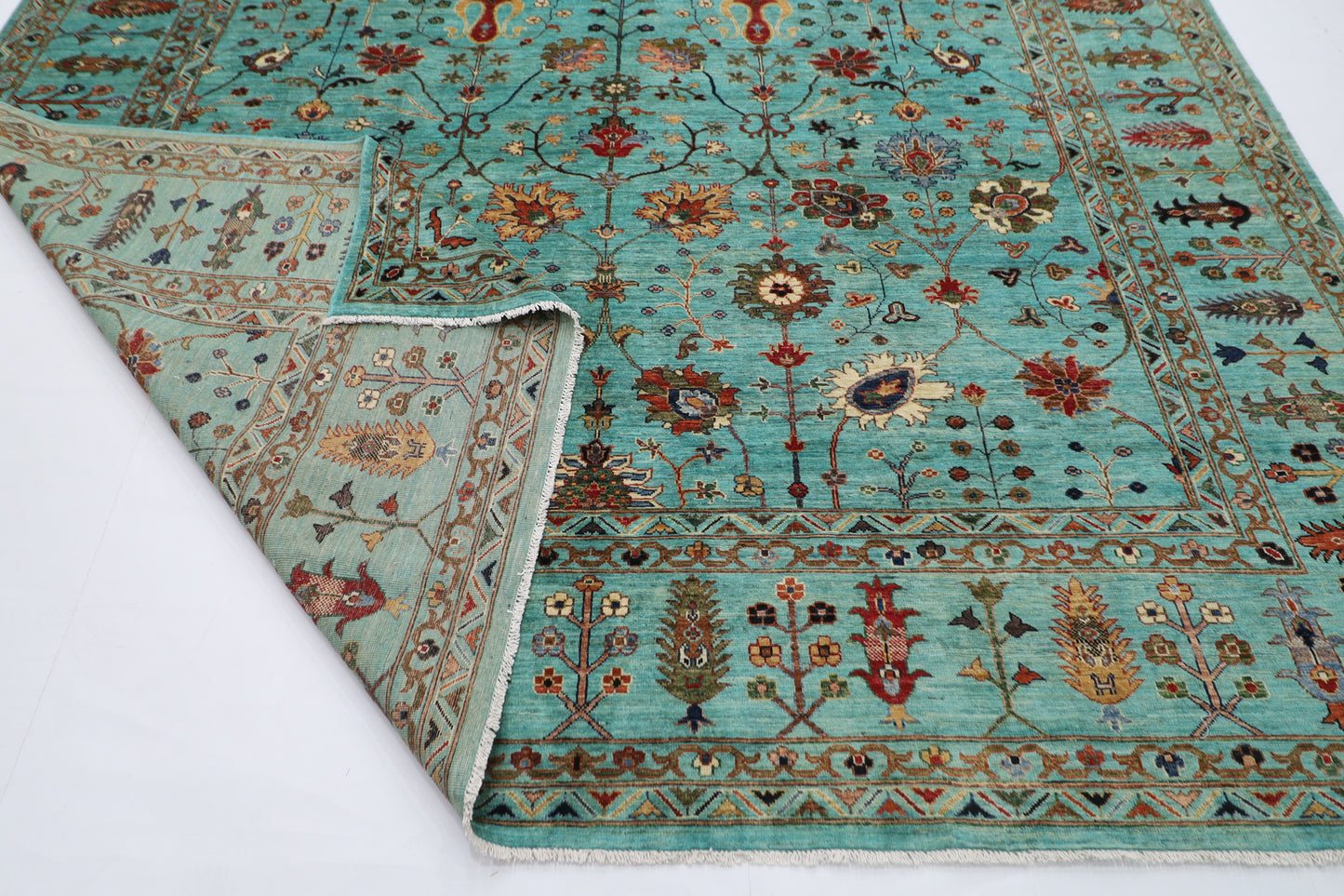 300 x 392 cm | Oriental Bidjar Large Area Rug Afghan Hand Knotted veg Dye Wool Carpet