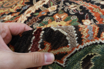 281 x 365 cm | Sickle Leaf Afghan Veg Dye Wool carpet
