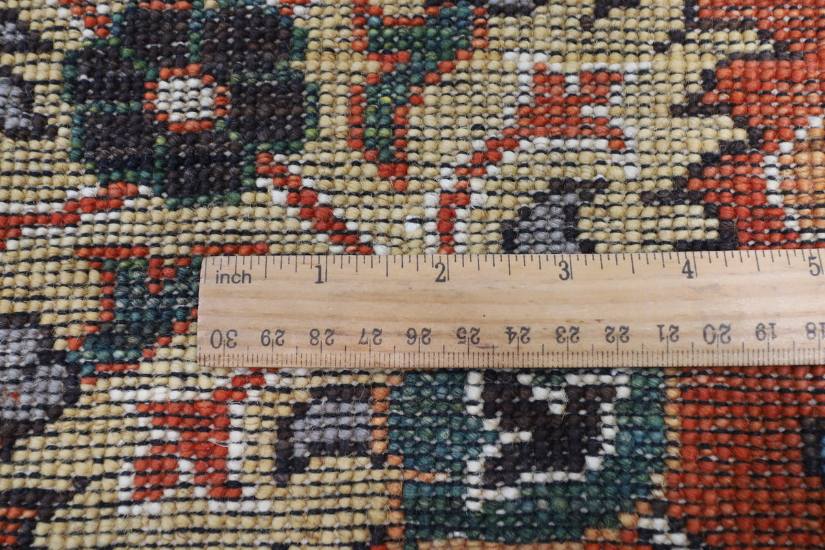 281 x 365 cm | Sickle Leaf Afghan Veg Dye Wool carpet