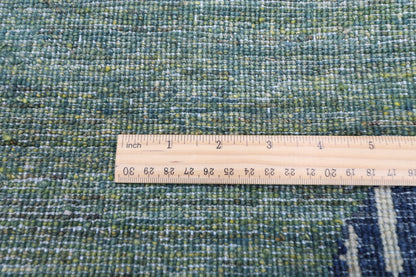 101 x 149 cm | Tiger Green Area Rug Afghan Hand Knotted veg Dye Wool carpet