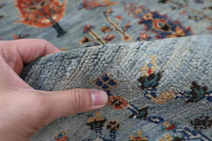 100 x 145 cm | Tree of life Area Rug Afghan Hand Knotted veg Dye Wool carpet