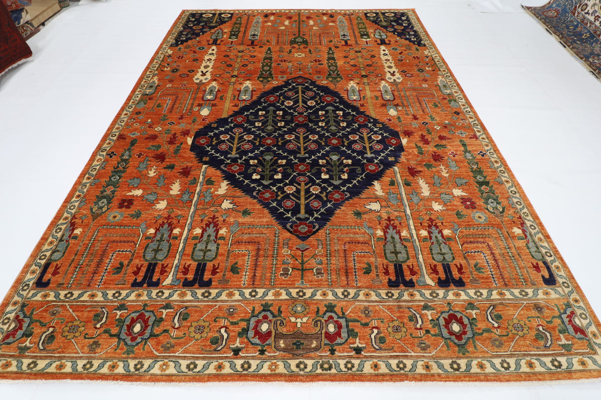 250 x 347 cm | Tribal Afghan Veg Dye Wool carpet