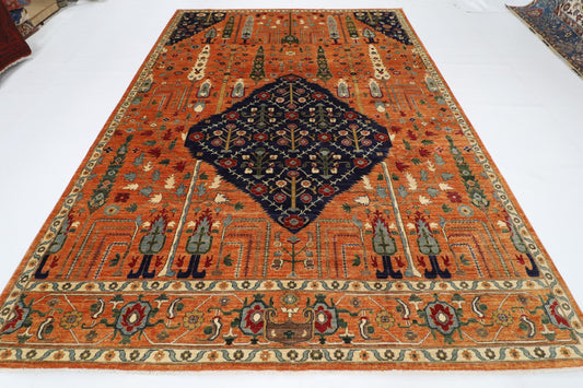 250 x 347 cm | Tribal Afghan Veg Dye Wool carpet