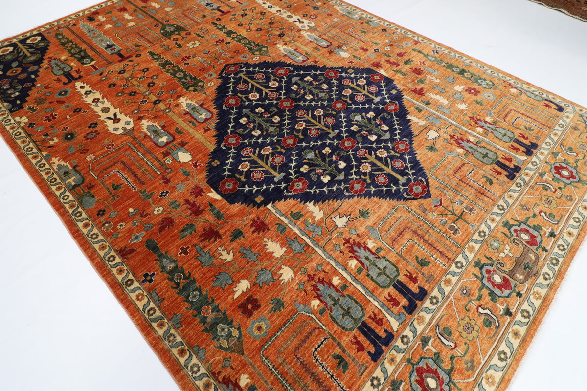 250 x 347 cm | Tribal Afghan Veg Dye Wool carpet