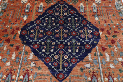 250 x 347 cm | Tribal Afghan Veg Dye Wool carpet
