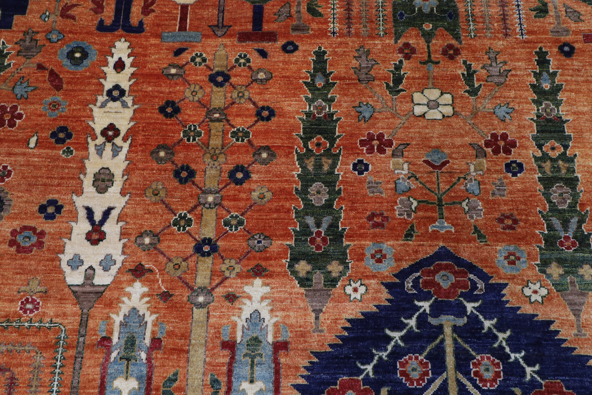 250 x 347 cm | Tribal Afghan Veg Dye Wool carpet