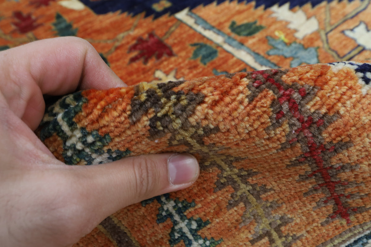 250 x 347 cm | Tribal Afghan Veg Dye Wool carpet