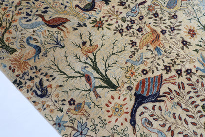 300 x 398 cm | Birds Afghan Veg Dye Wool carpet